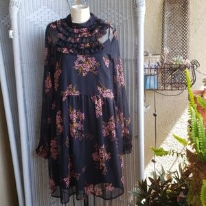 Who what wear sheer babydoll dress